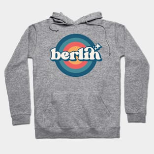 Vintage Berlin Sunset Seal // Retro City Emblem for Berlin, Germany Hoodie